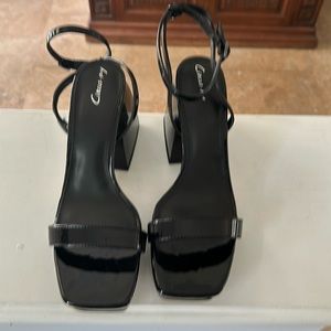 Circus New York patent leather dress sandals